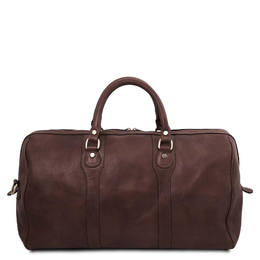 Tuscany Leather Borsone da Viaggio in Pelle Enormi sconti