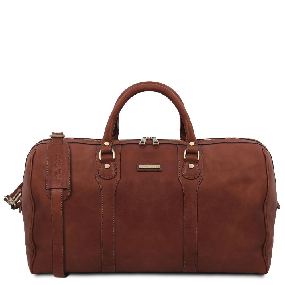 Tuscany Leather Borsone da Viaggio in Pelle 50% di sconto con spedizione gratuita