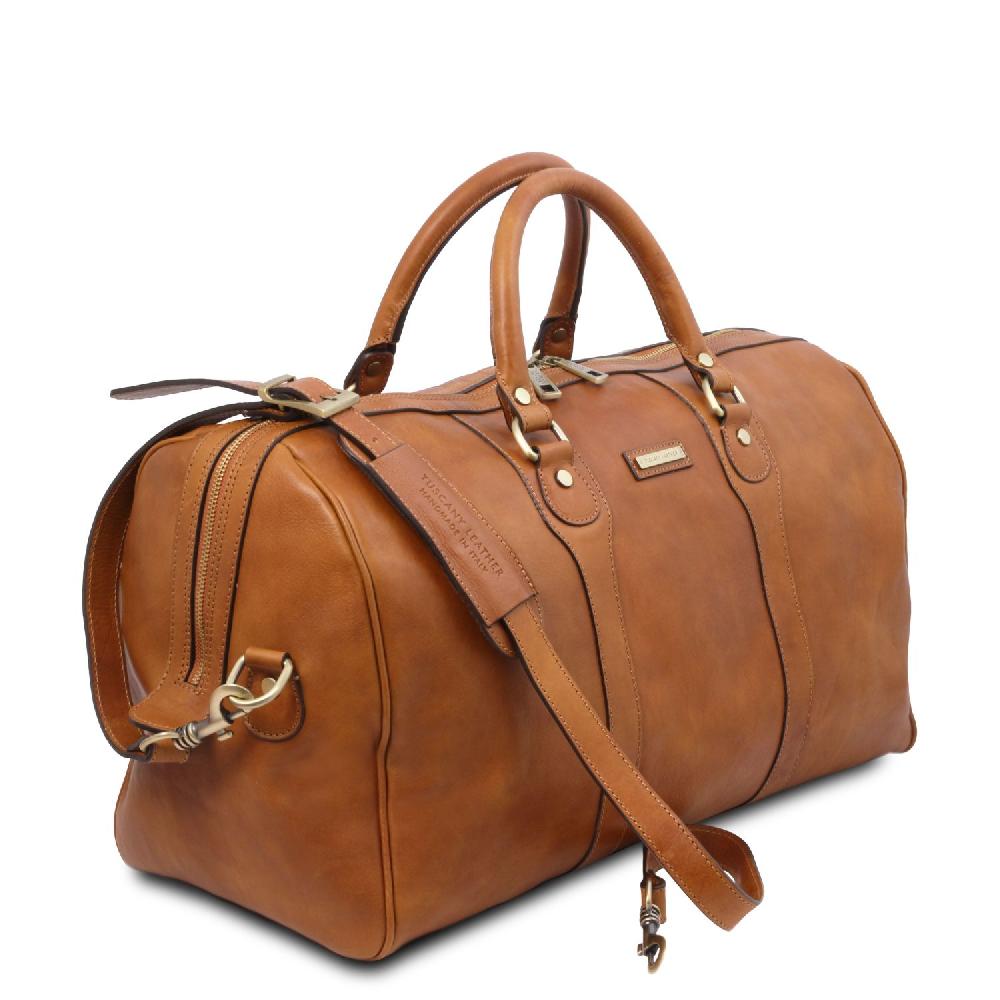 Tuscany Leather Borsone da Viaggio in Pelle Trasporto libero internazionale
