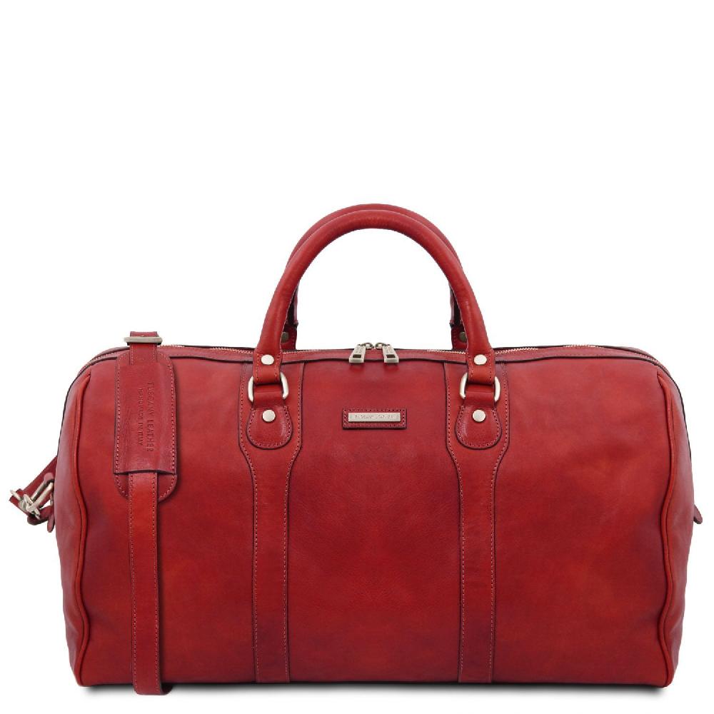 Tuscany Leather Borsone da Viaggio in Pelle Officina