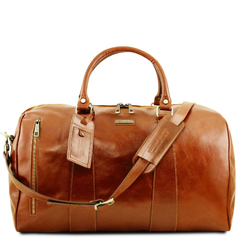 Tuscany Leather Borsone da Viaggio in Pelle - Misura Grande Sconti questo mese