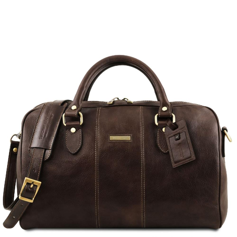 Tuscany Leather Borsone da Viaggio in Pelle - Misura Piccola