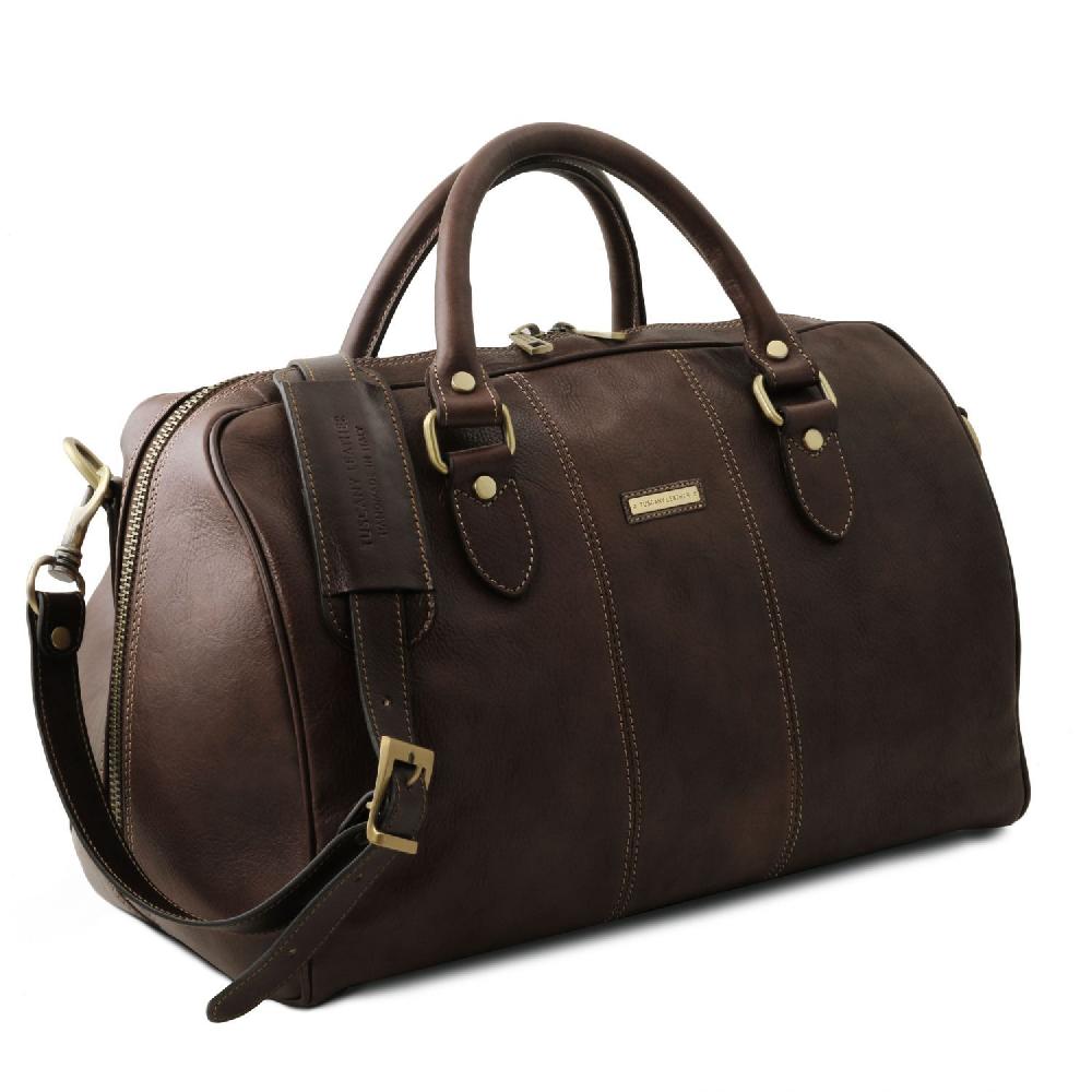 Tuscany Leather Borsone da Viaggio in Pelle - Misura Piccola Italy