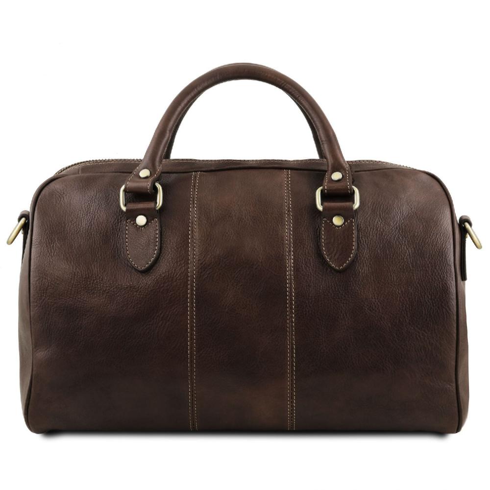 Tuscany Leather Borsone da Viaggio in Pelle - Misura Piccola Italy