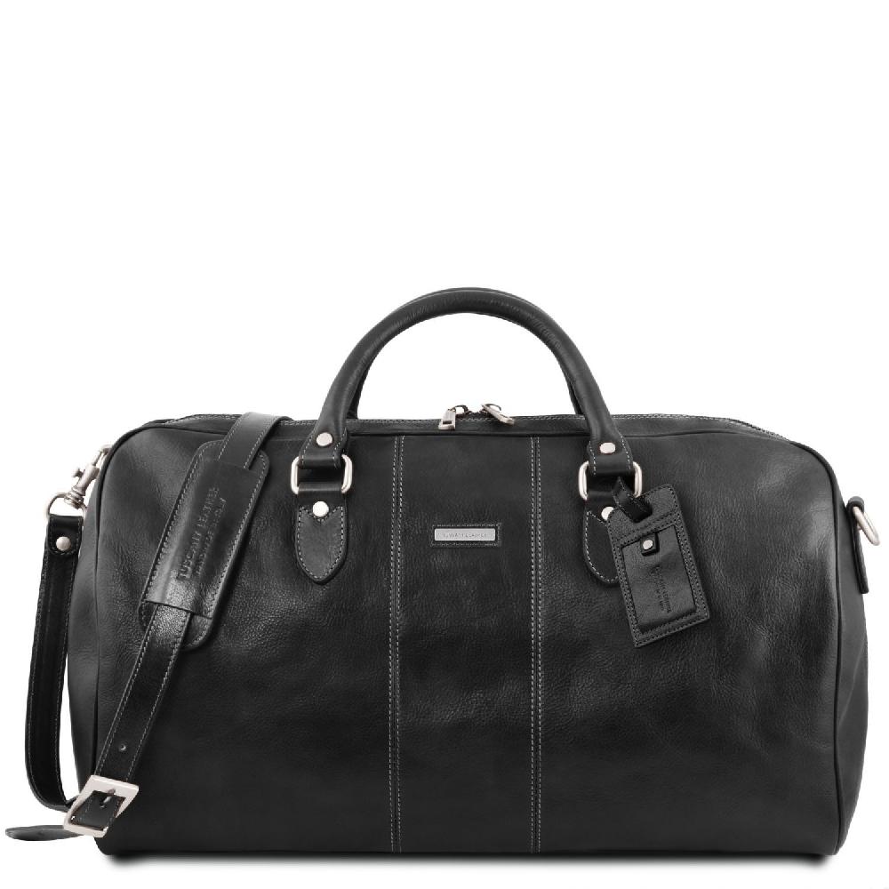 Tuscany Leather Borsone da Viaggio in Pelle - Misura Grande Nuovo
