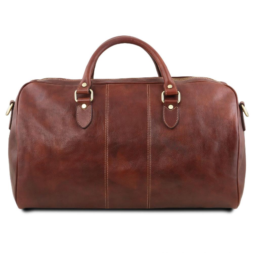 Tuscany Leather Borsone da Viaggio in Pelle - Misura Grande Vendita