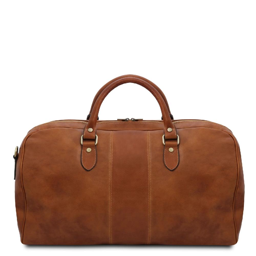 Tuscany Leather Borsone da Viaggio in Pelle - Misura Grande Spedizione Gratuita