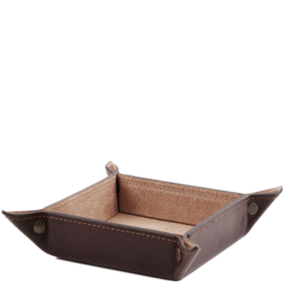 Tuscany Leather Esclusivo Svuotatasche in Pelle Misura Grande Consegna Veloce