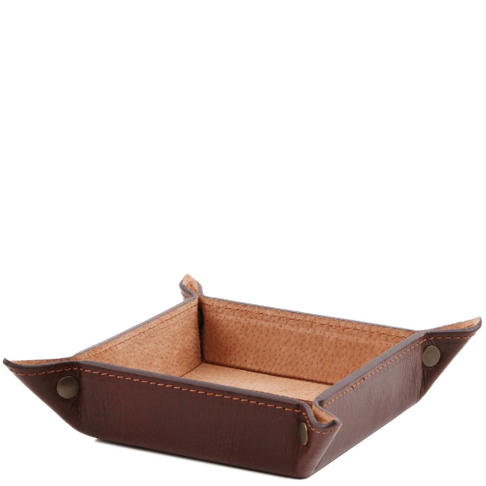 Tuscany Leather Esclusivo Svuotatasche in Pelle Misura Grande Promozione Limitata