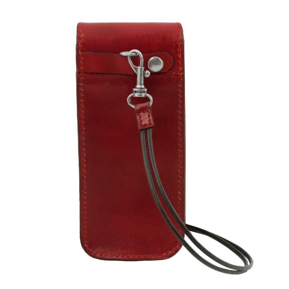 Tuscany Leather Esclusivo Portaocchiali/Portacellulare/porta Orologio a Tracolla in Pelle Novità