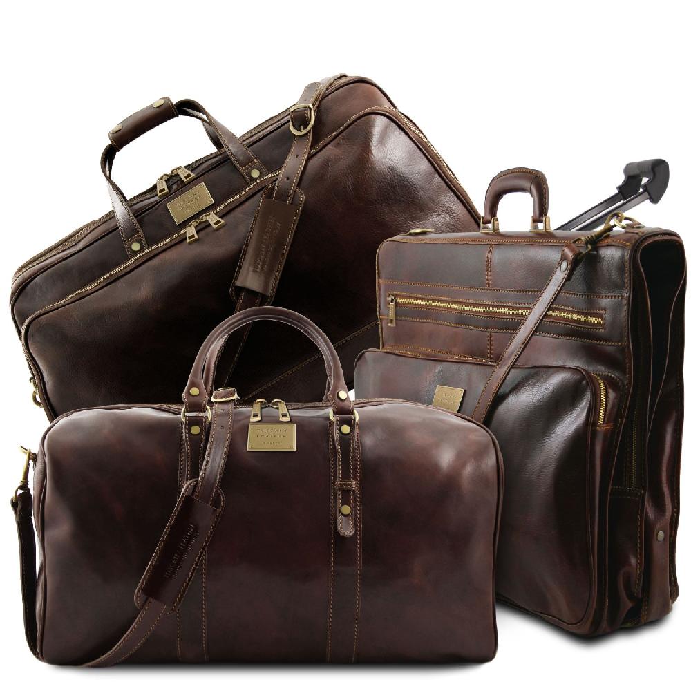 Tuscany Leather Set da Viaggio in Pelle Hotsell