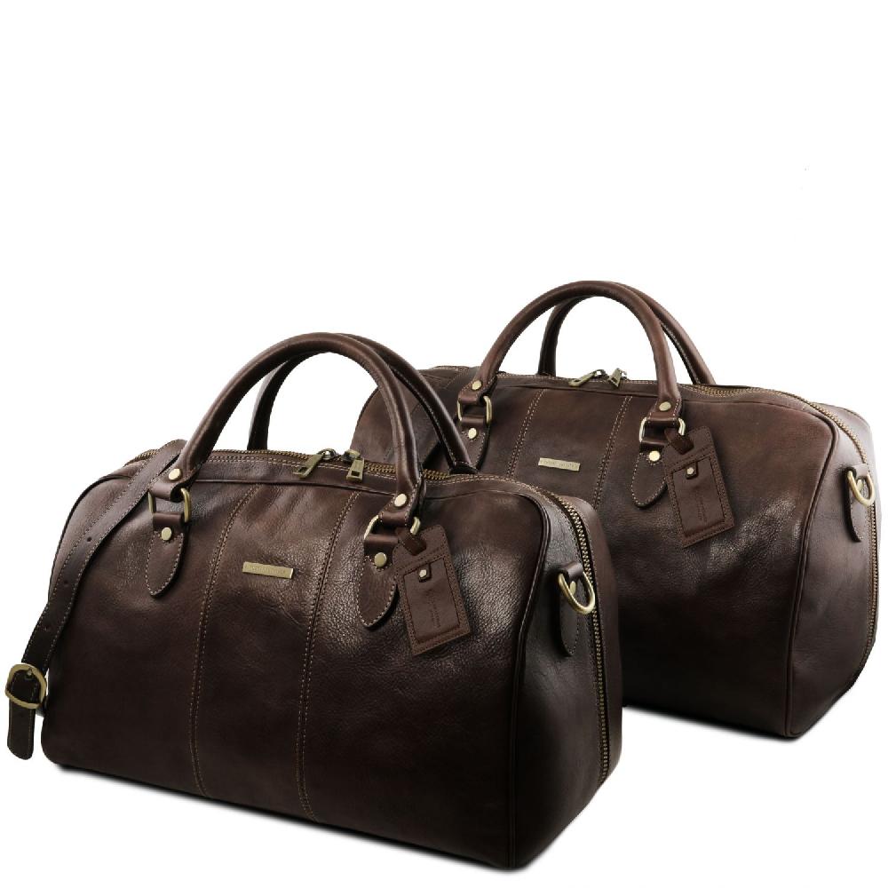 Tuscany Leather Set da Viaggio in Pelle Saldi Di Fabbrica