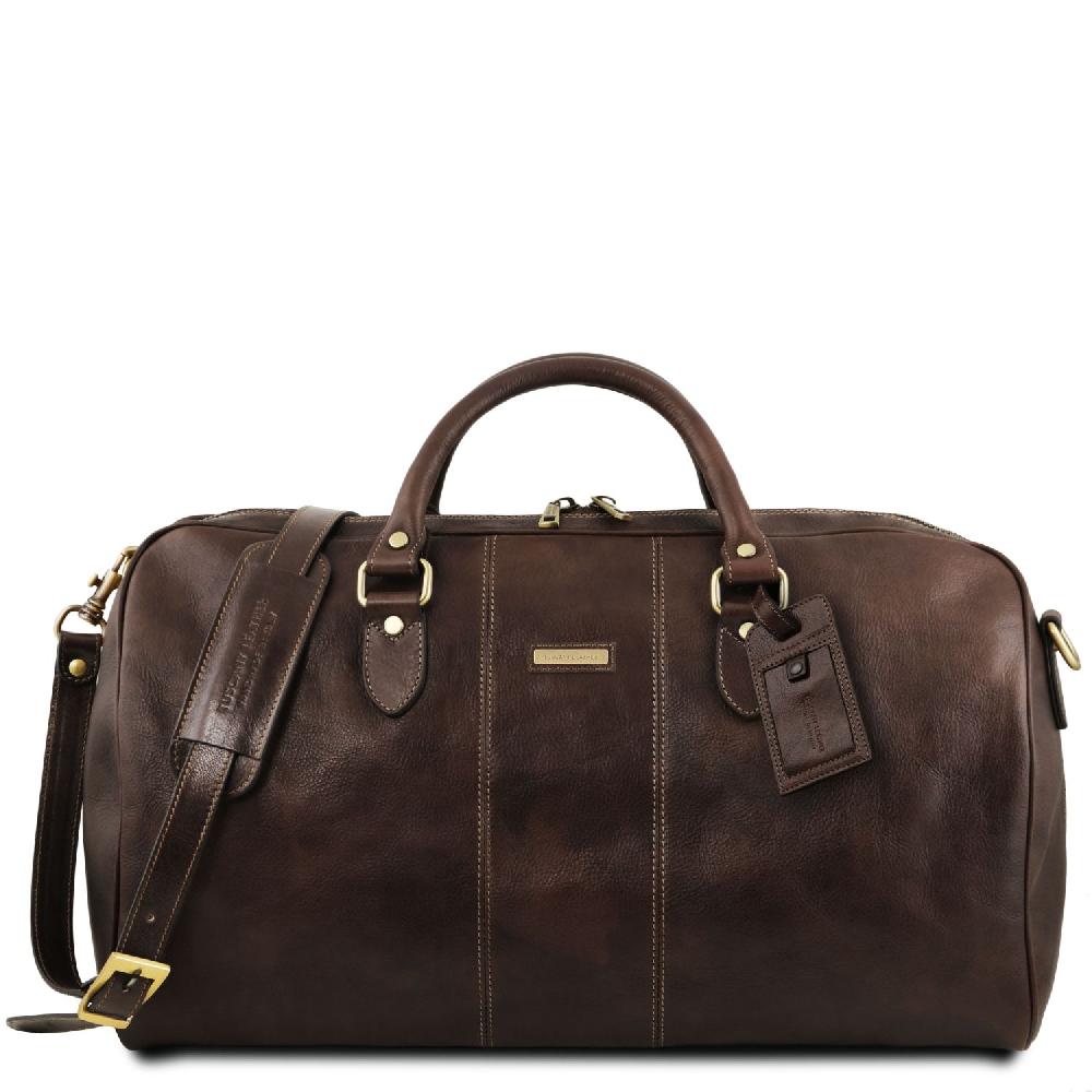 Tuscany Leather Borsone da Viaggio in Pelle e Beauty Case in Pelle In Saldo