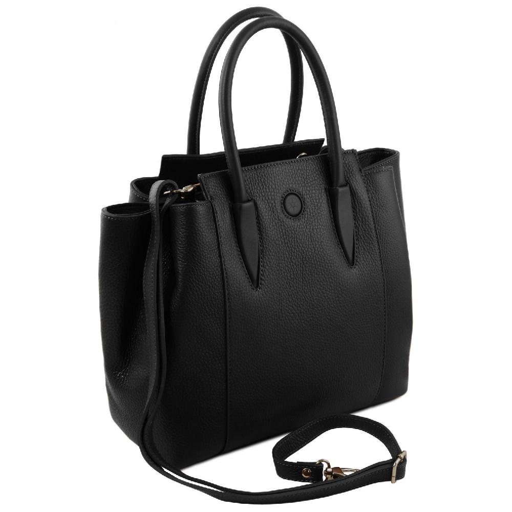 Tuscany Leather Borsa a Mano in Pelle Grande vendita