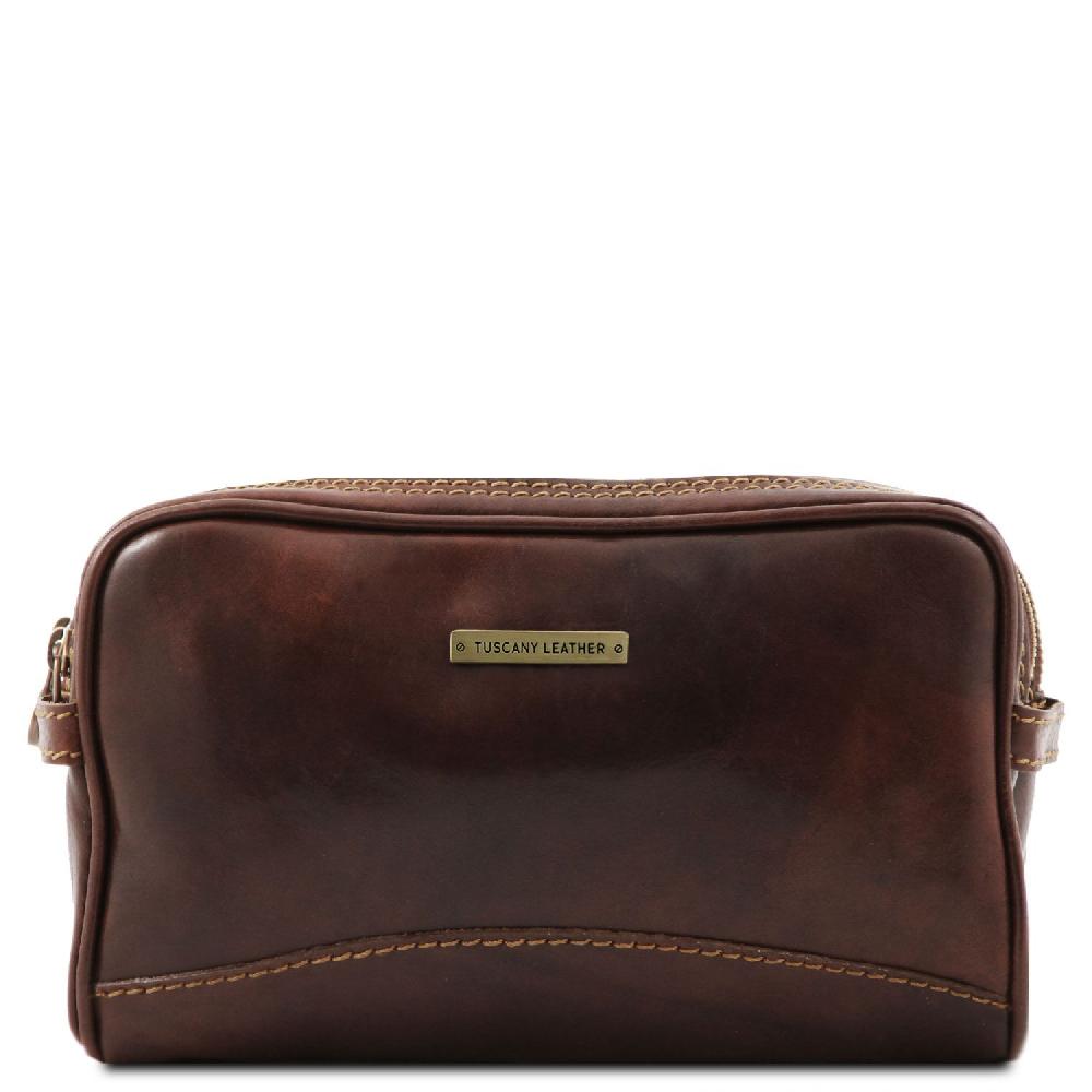 Tuscany Leather Beauty Case in Pelle Offerta Pasqua
