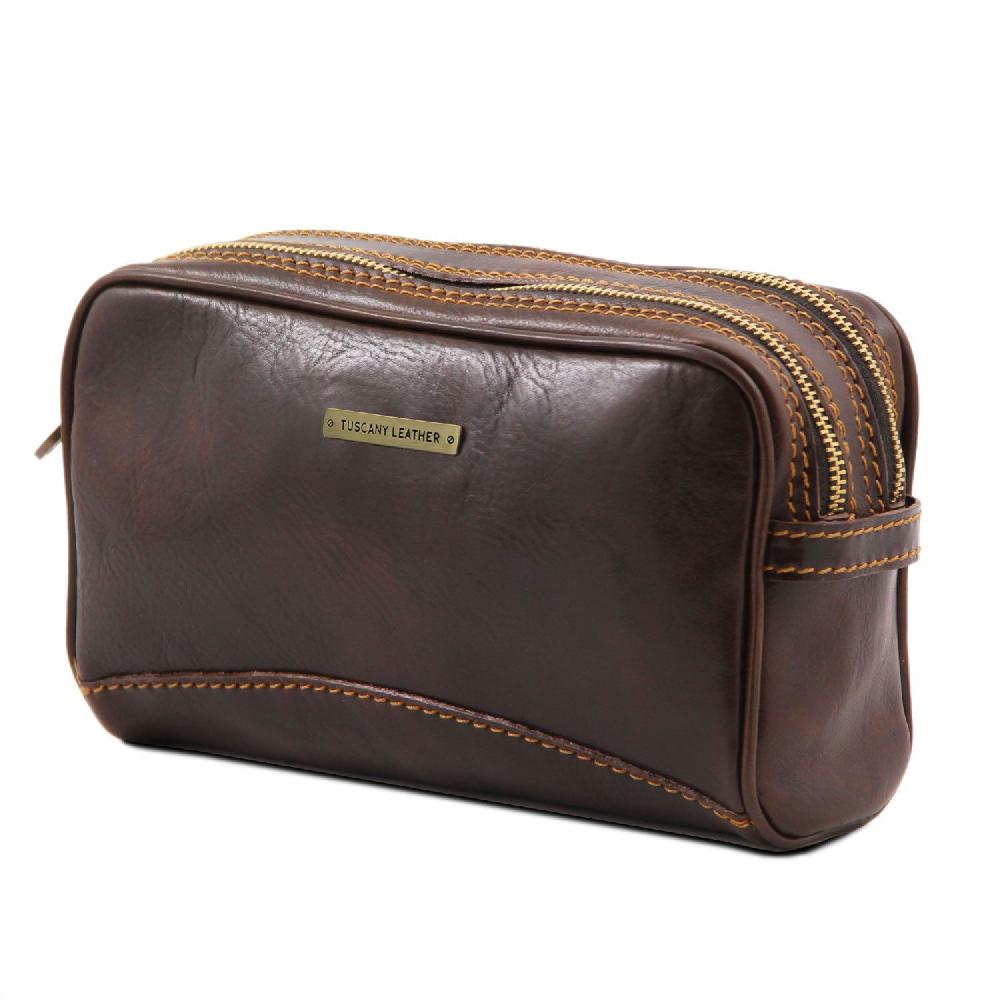 Tuscany Leather Beauty Case in Pelle Offerta Pasqua