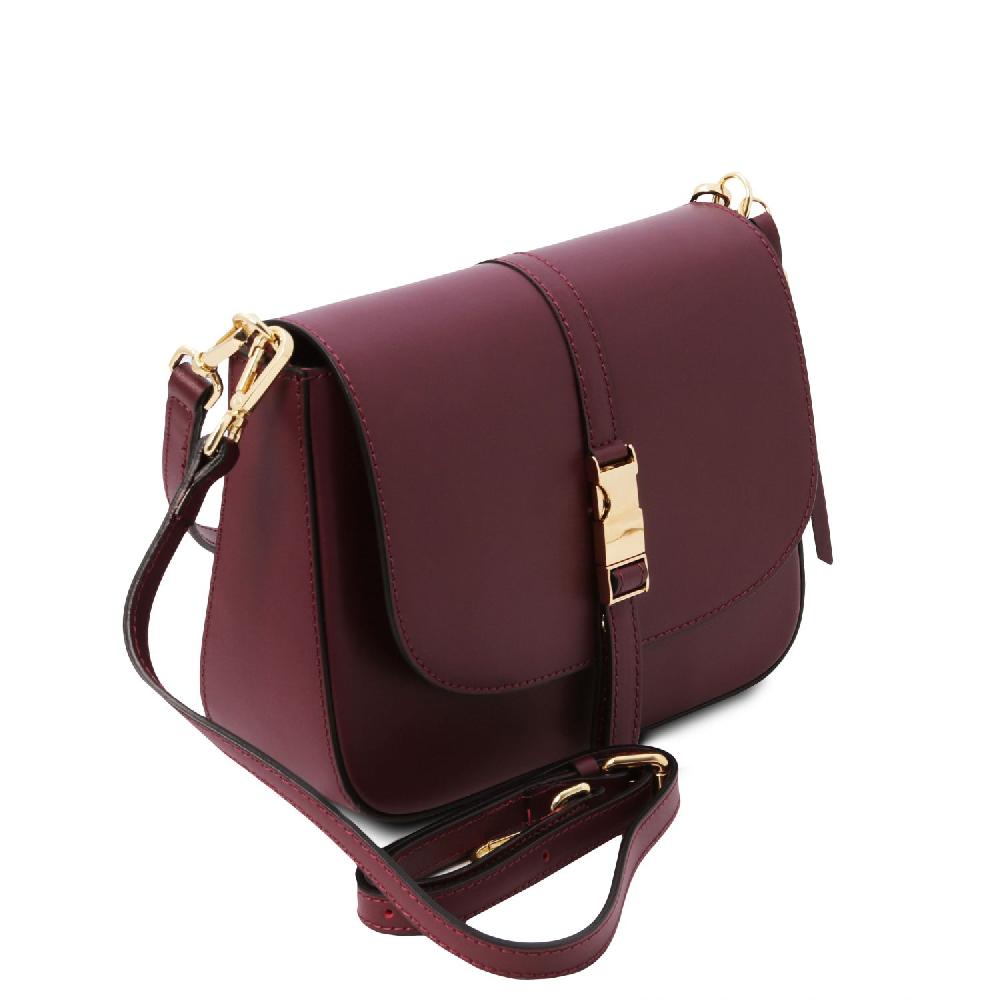 Tuscany Leather Borsa a Tracolla in Pelle Enormi risparmi