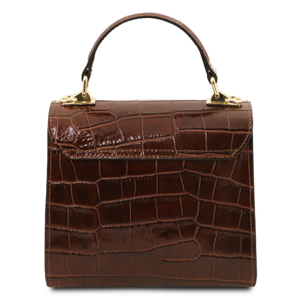 Tuscany Leather Borsa a Mano in Pelle Stampa Cocco Prezzo basso