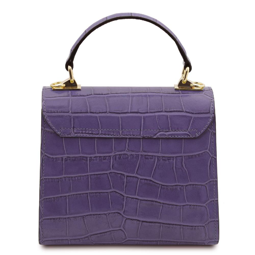 Tuscany Leather Borsa a Mano in Pelle Stampa Cocco Rilascio limitato
