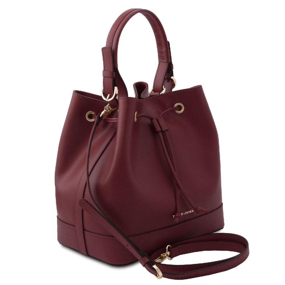 Tuscany Leather Borsa Secchiello in Pelle Latest stili