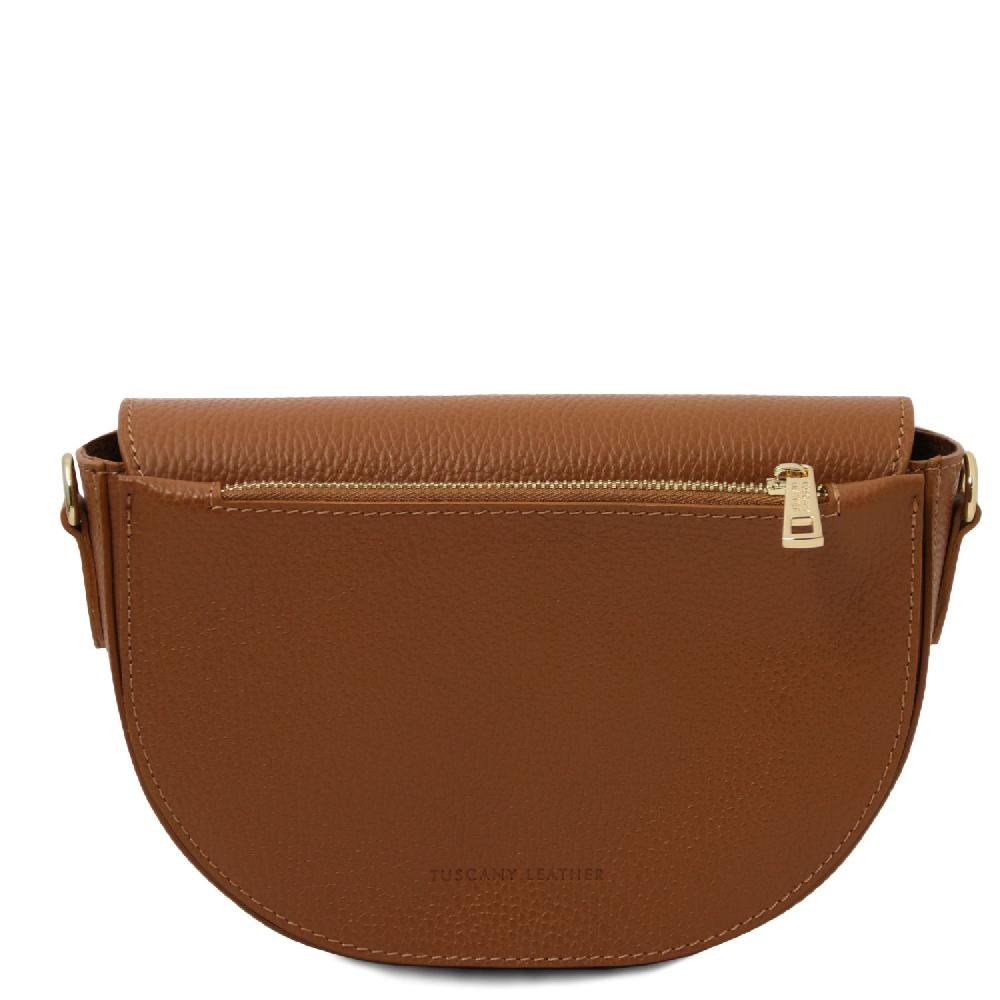 Tuscany Leather Borsa a Tracolla in Pelle Sostegno trimestrale
