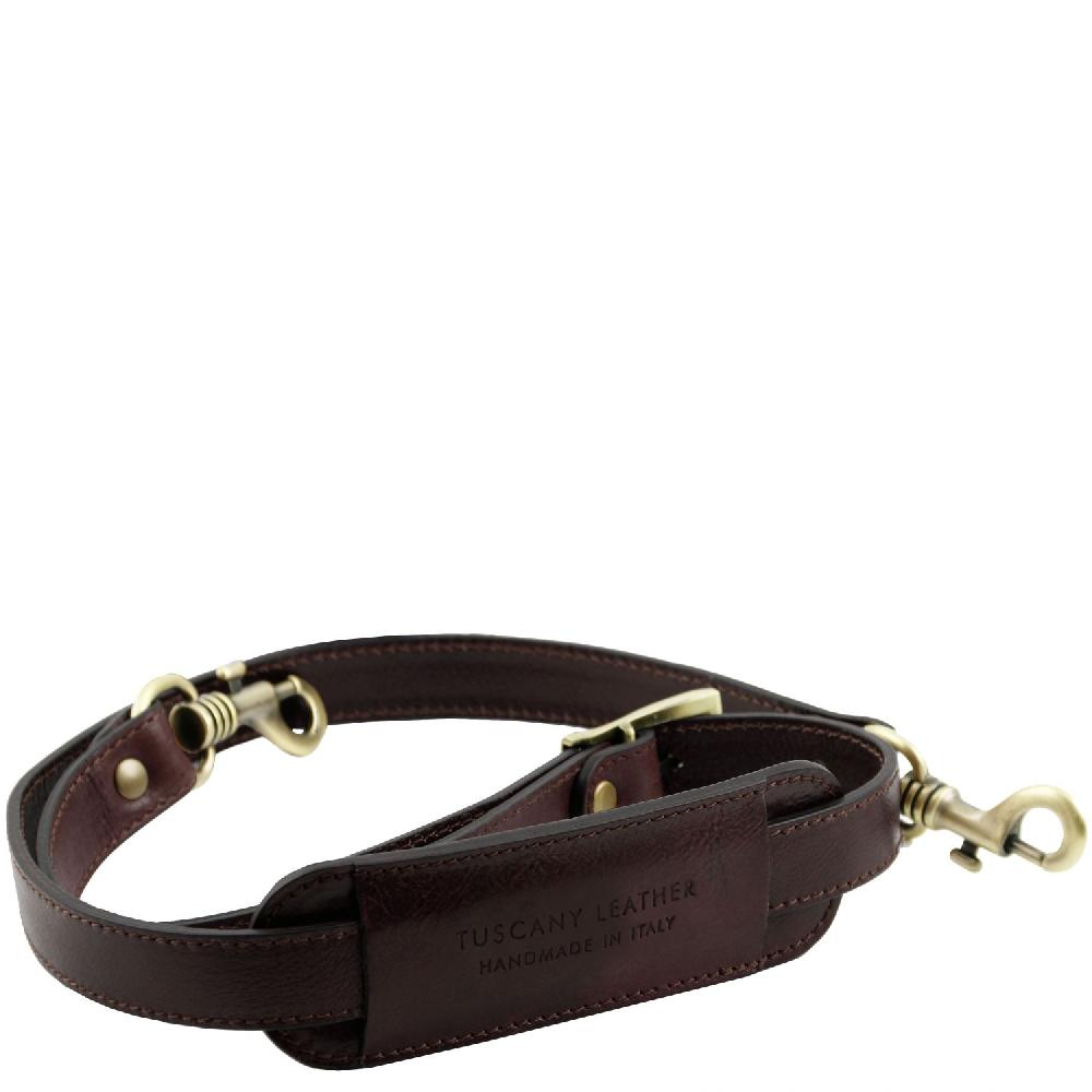 Tuscany Leather Tracolla in Pelle Regolabile Discount Store per i nuovi prodotti