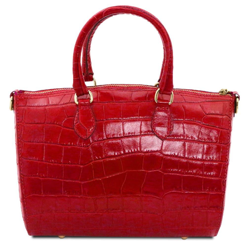 Tuscany Leather Bauletto in Pelle Stampa Cocco Duty-free