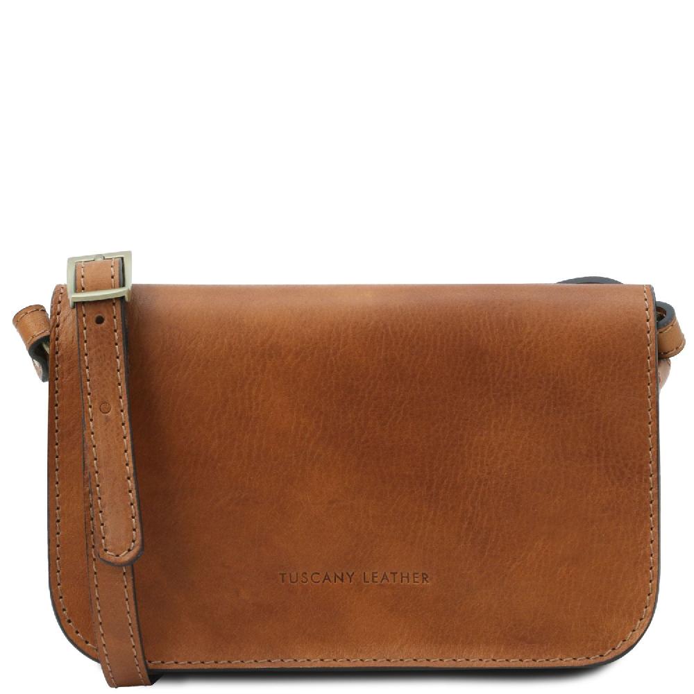 Tuscany Leather Tracollina in Pelle con Pattella