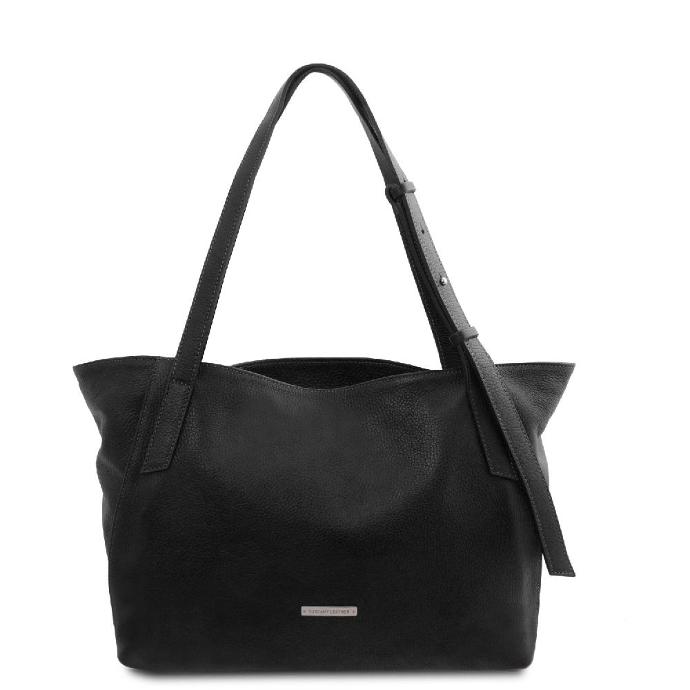 Tuscany Leather Borsa Shopping in Pelle Morbida Nuova