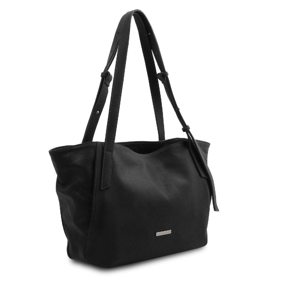 Tuscany Leather Borsa Shopping in Pelle Morbida Nuova