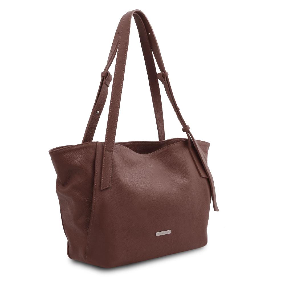 Tuscany Leather Borsa Shopping in Pelle Morbida Moda