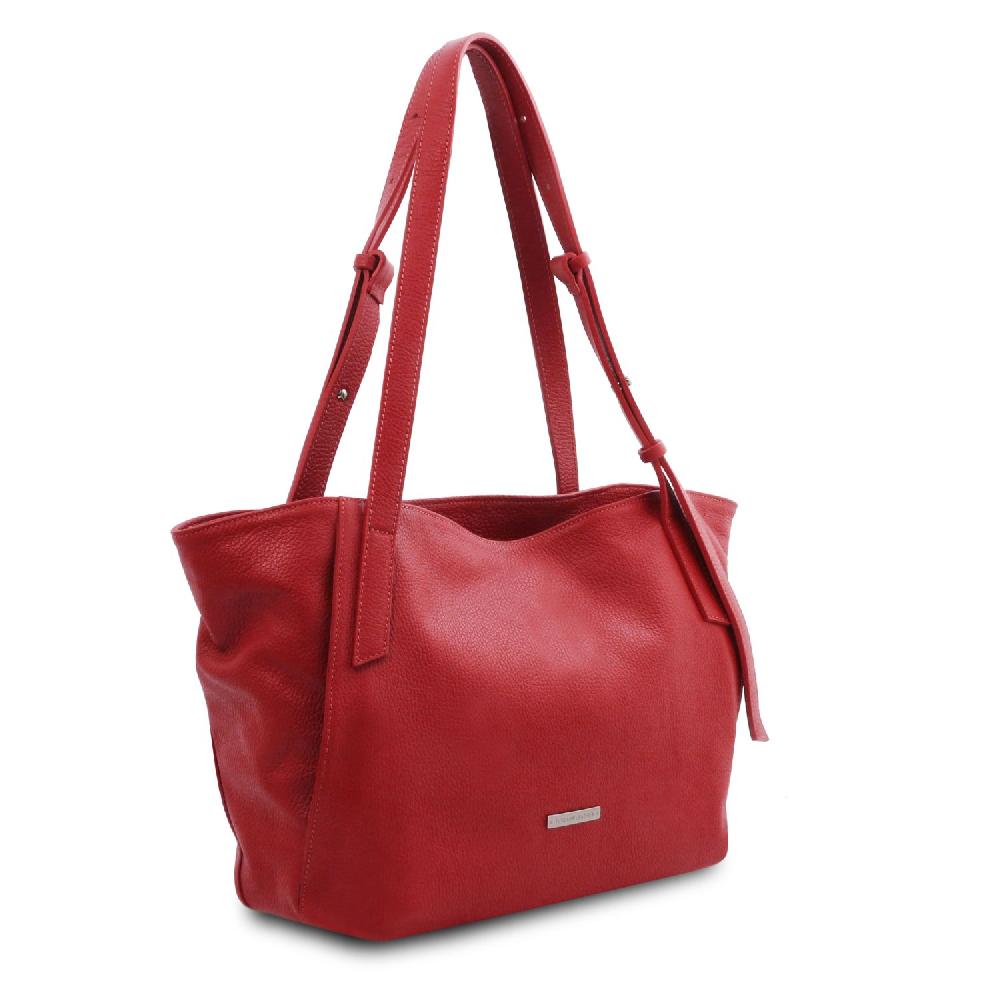 Tuscany Leather Borsa Shopping in Pelle Morbida Negozio online di fabbrica
