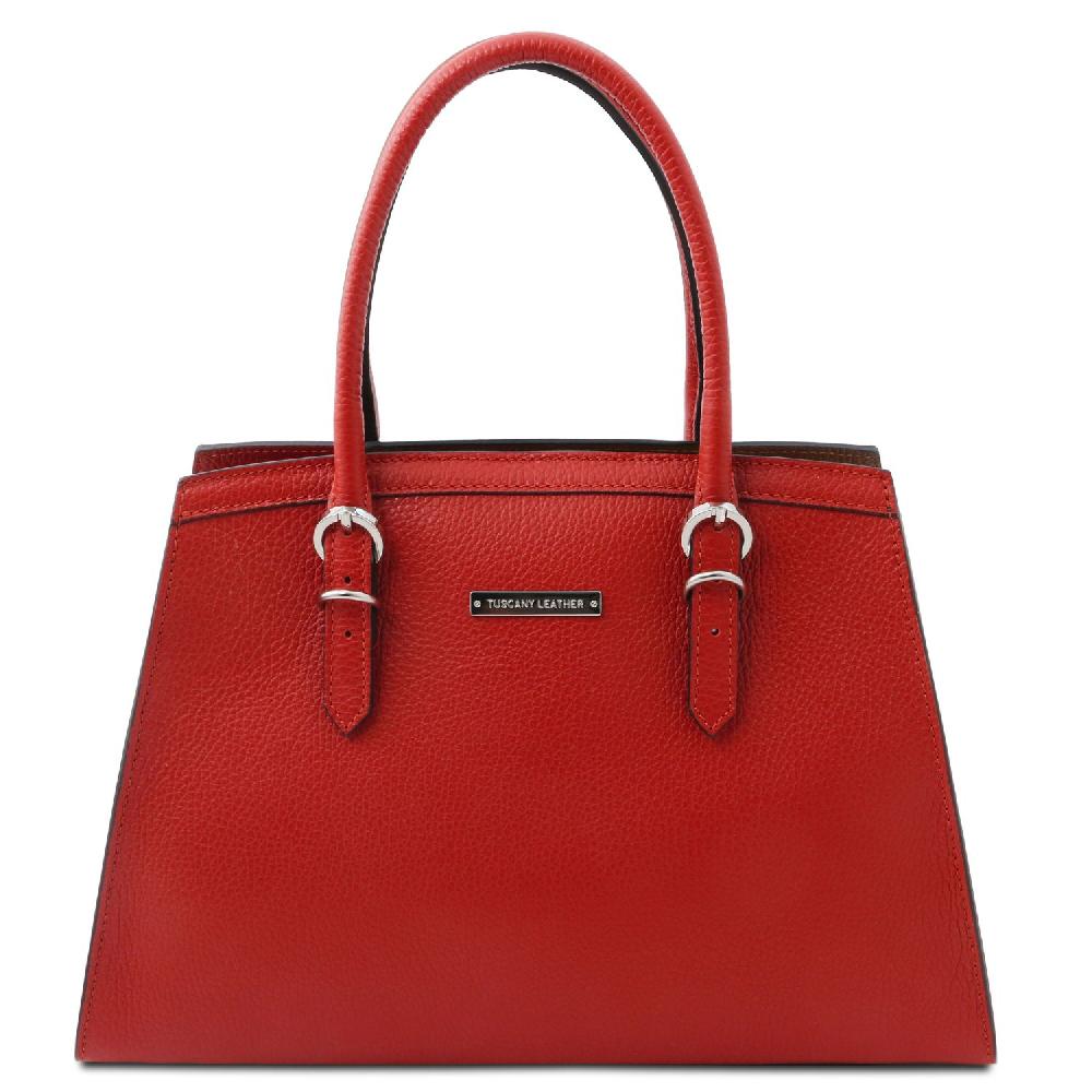 Tuscany Leather Borsa a Mano in Pelle Grande vendita