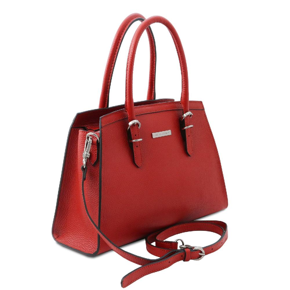 Tuscany Leather Borsa a Mano in Pelle Grande vendita