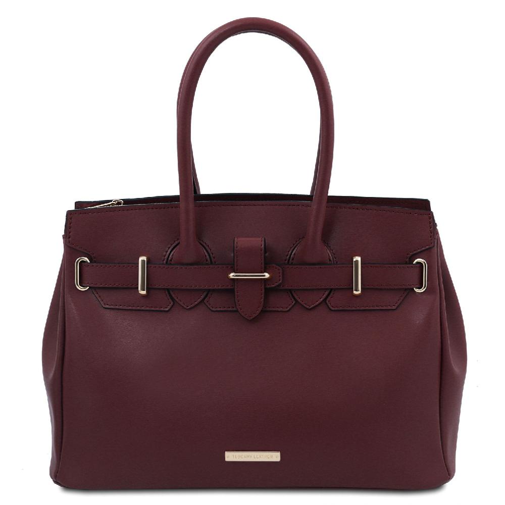 Tuscany Leather Borsa a Mano in Pelle Grandi sconti
