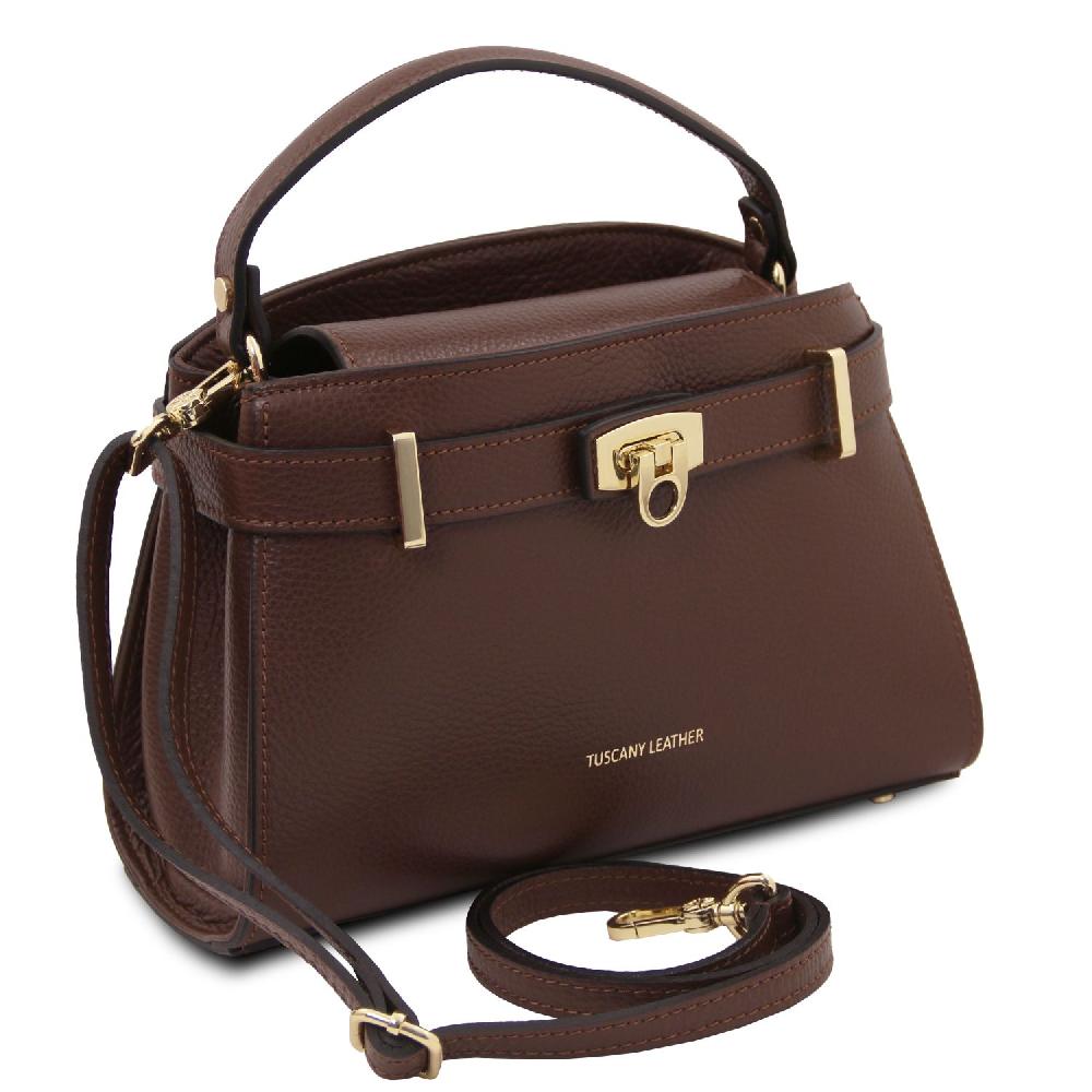 Tuscany Leather Borsa a Mano in Pelle Liquidazione