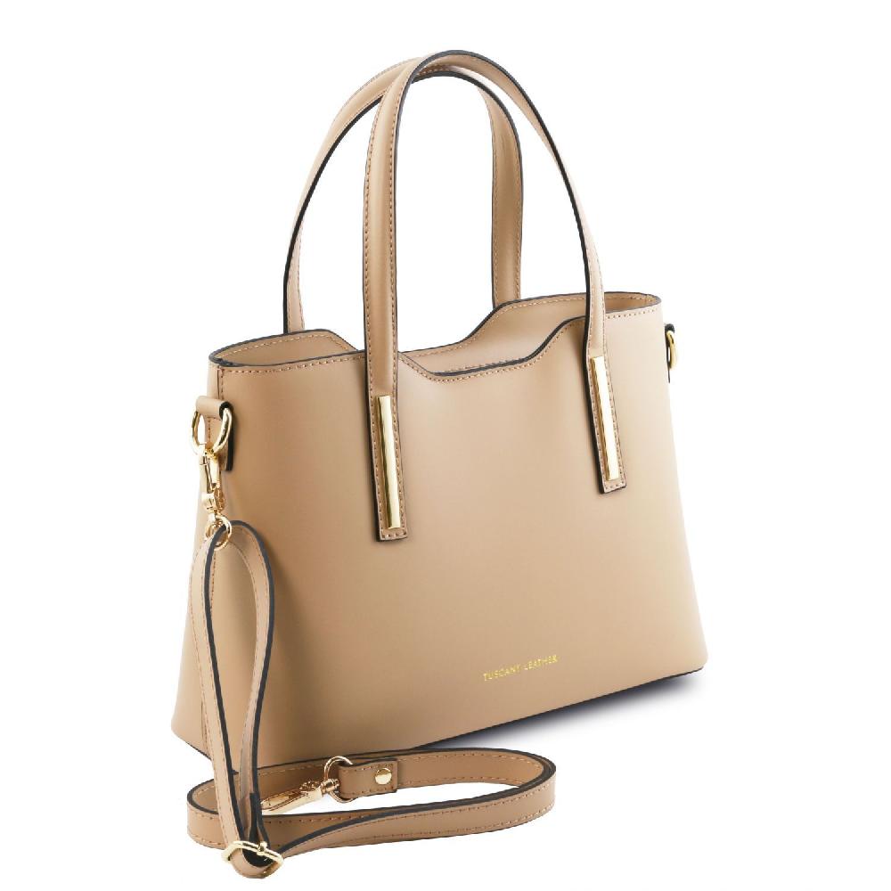 Tuscany Leather Leather Tote - Small Size Rilascio limitato