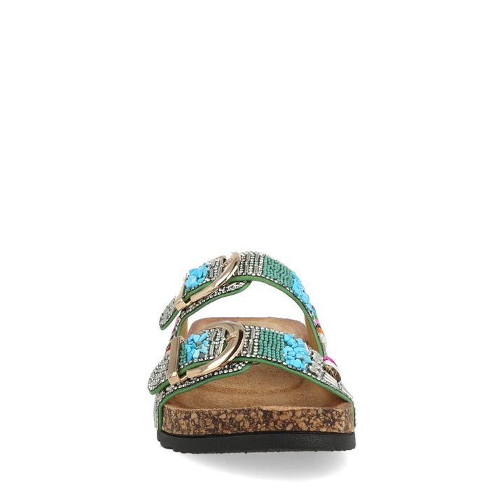 Uma Parker Sandali Doppia Fibbia Green 10.01.24PGR Saldi