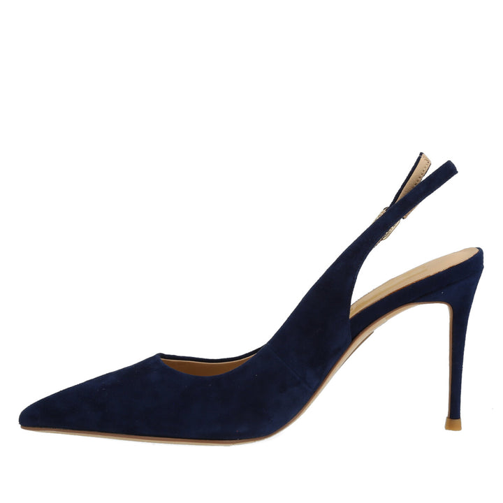 Uma Parker Chanel in Camoscio Navy Hotsell