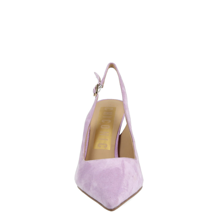 Uma Parker Chanel in Camoscio Glicine Nuovo