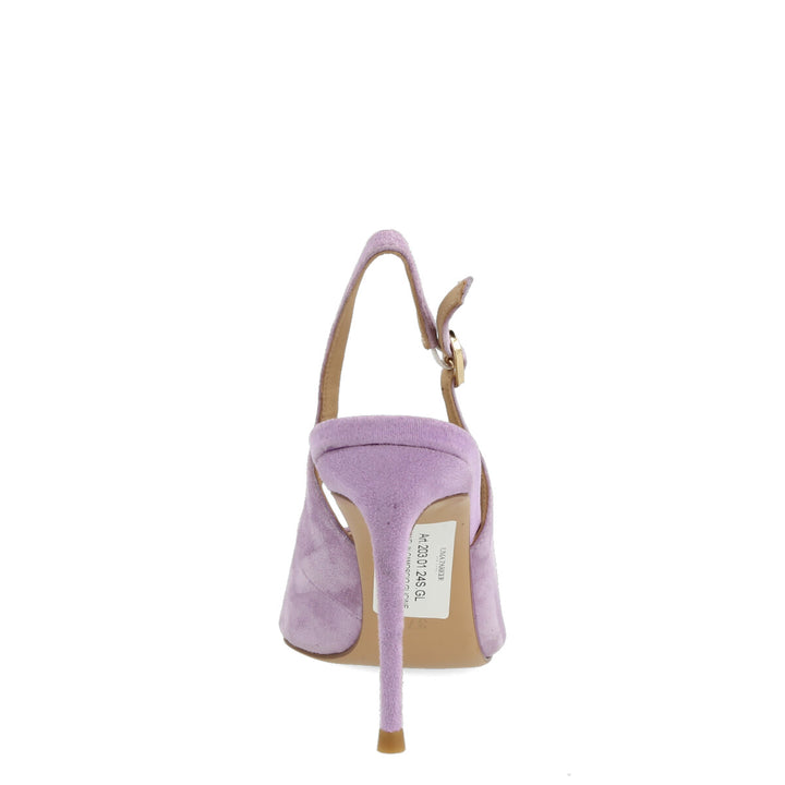 Uma Parker Chanel in Camoscio Glicine Nuovo