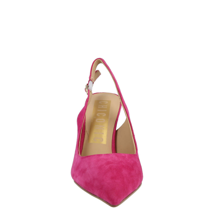 Uma Parker Chanel in Camoscio Fuxia Qualità