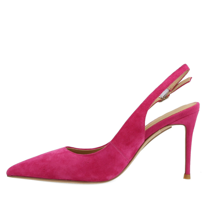 Uma Parker Chanel in Camoscio Fuxia Qualità