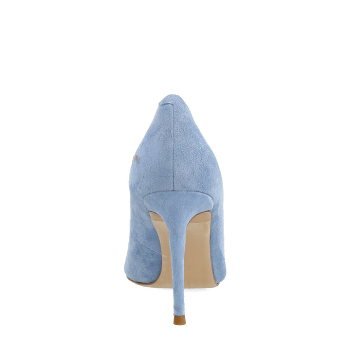 Uma Parker Decollete in Camoscio Light Blu Spedizione Gratuita