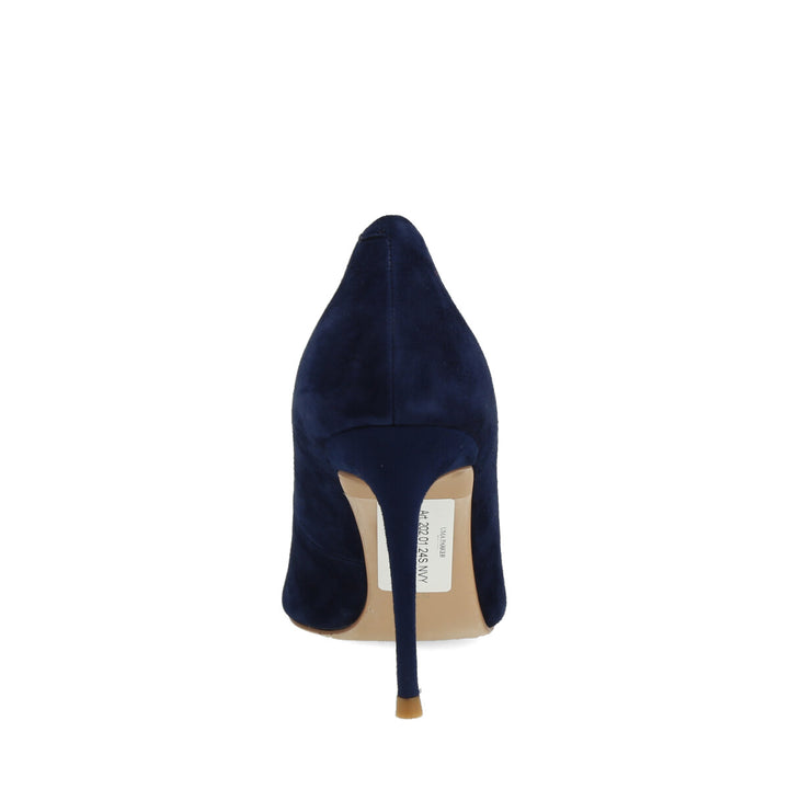 Uma Parker Decollete in Camoscio Blu Pezzi Unici