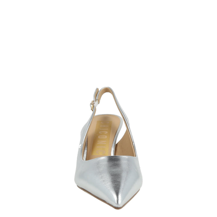 Uma Parker Chanel in Nappa Metal Argento Moda