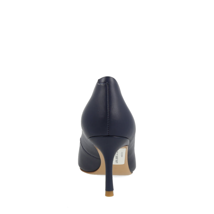 Uma Parker Decolleté in Nappa Blu Qualità