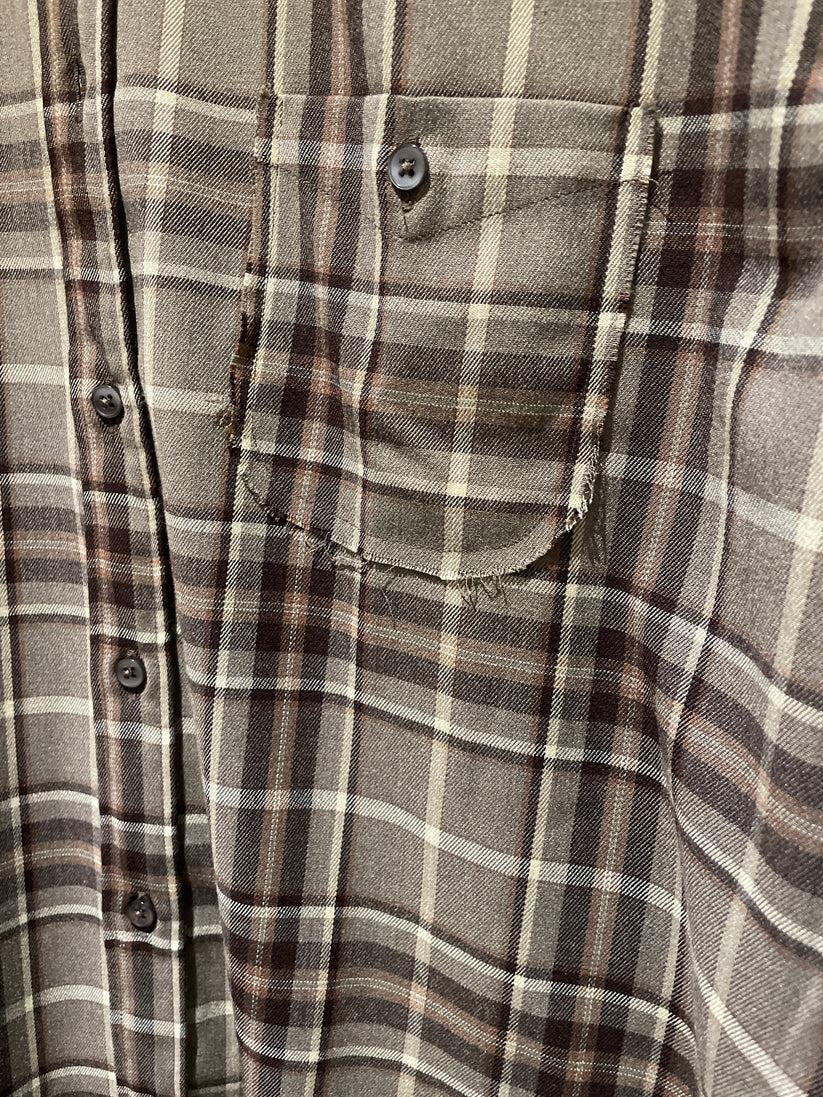 Underground Couture Camicia Quadri Marrone Liberty Rose 2025
