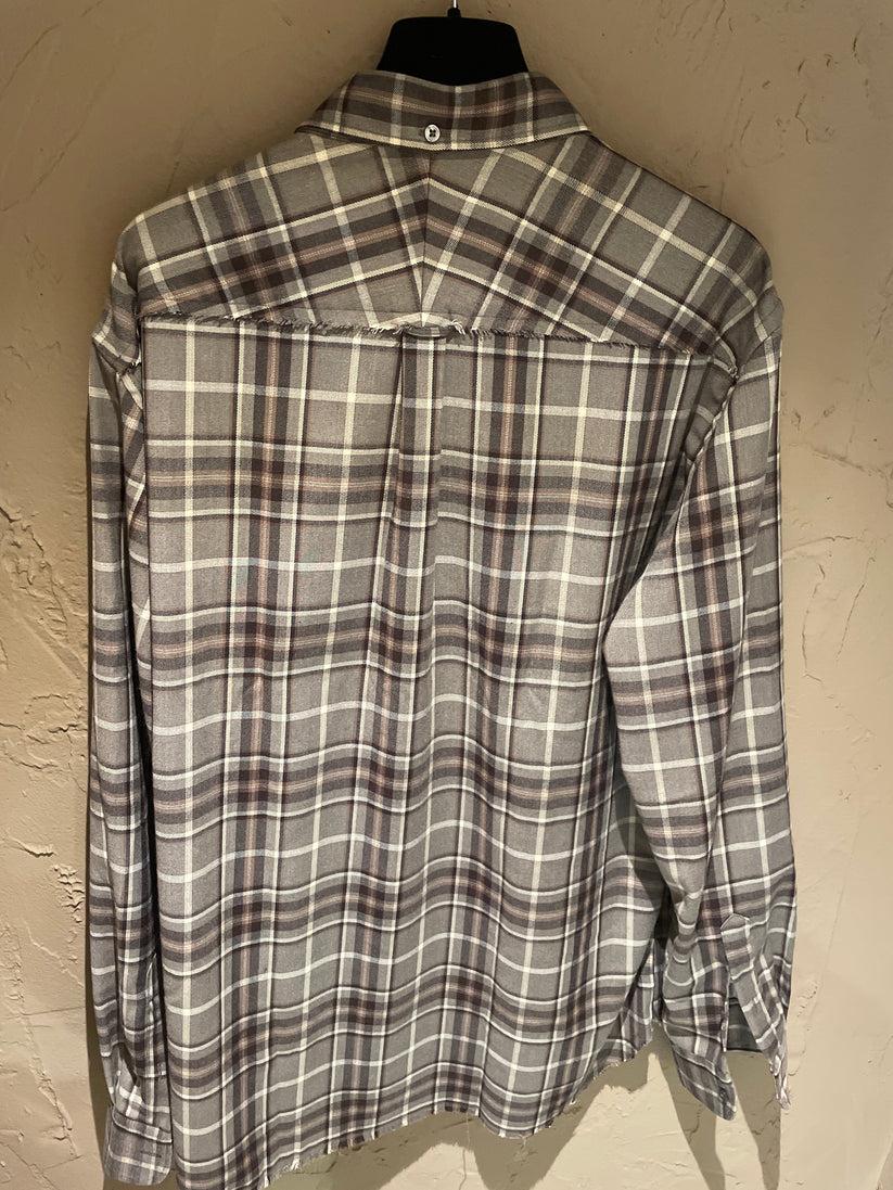 Underground Couture Camicia Quadri Marrone Liberty Rose 2025