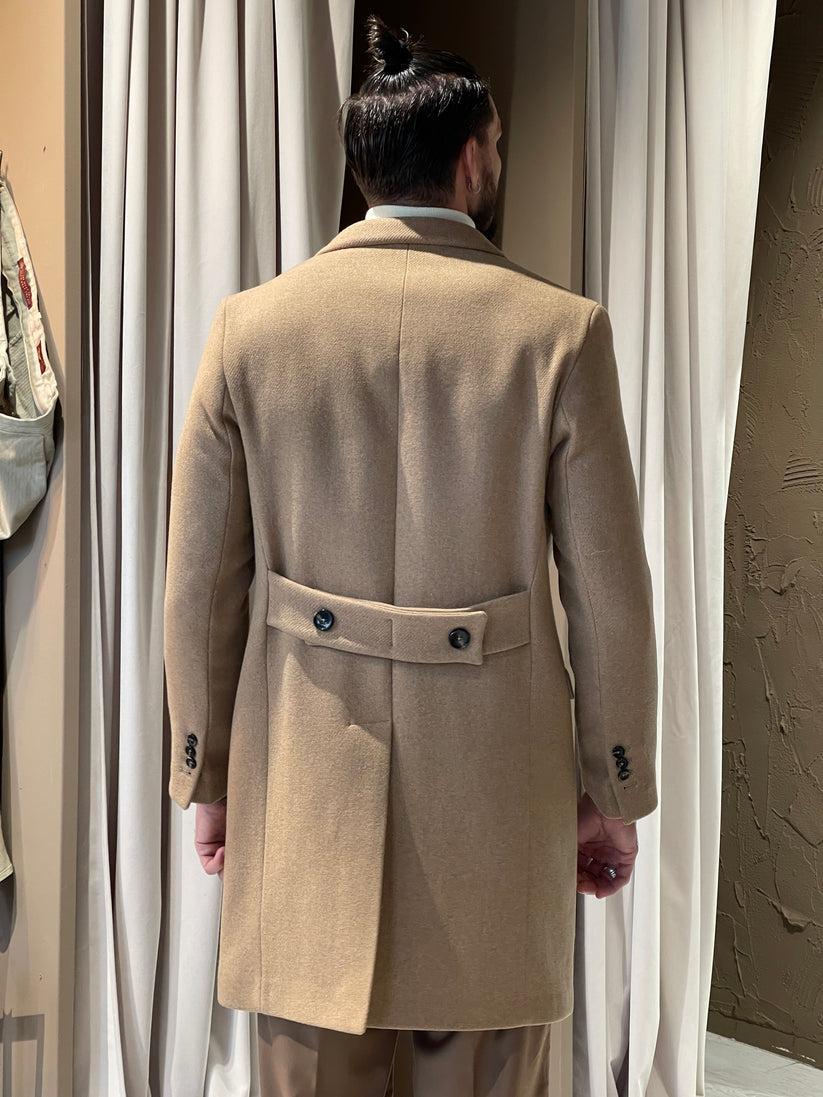 Underground Couture Cappotto Cammello Doppiopetto Novità